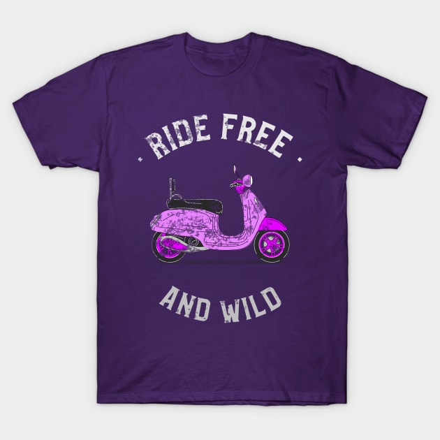 Ride Free and Wild T-Shirt by Designs by Dewayne